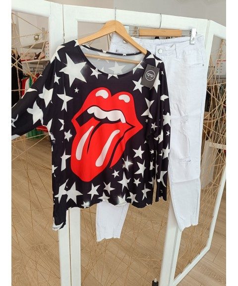 camiseta talla grande rock