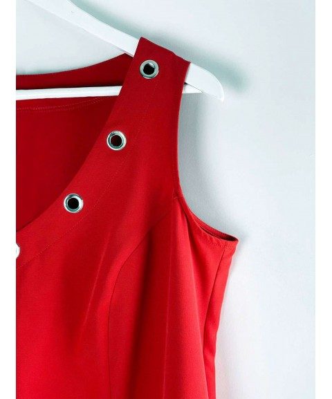 Vestido Anillas Rojo